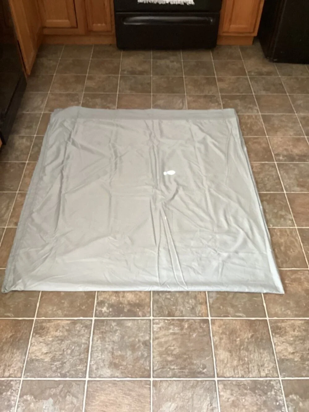 Luxury UGG Queen Flat Sheet Sage Green